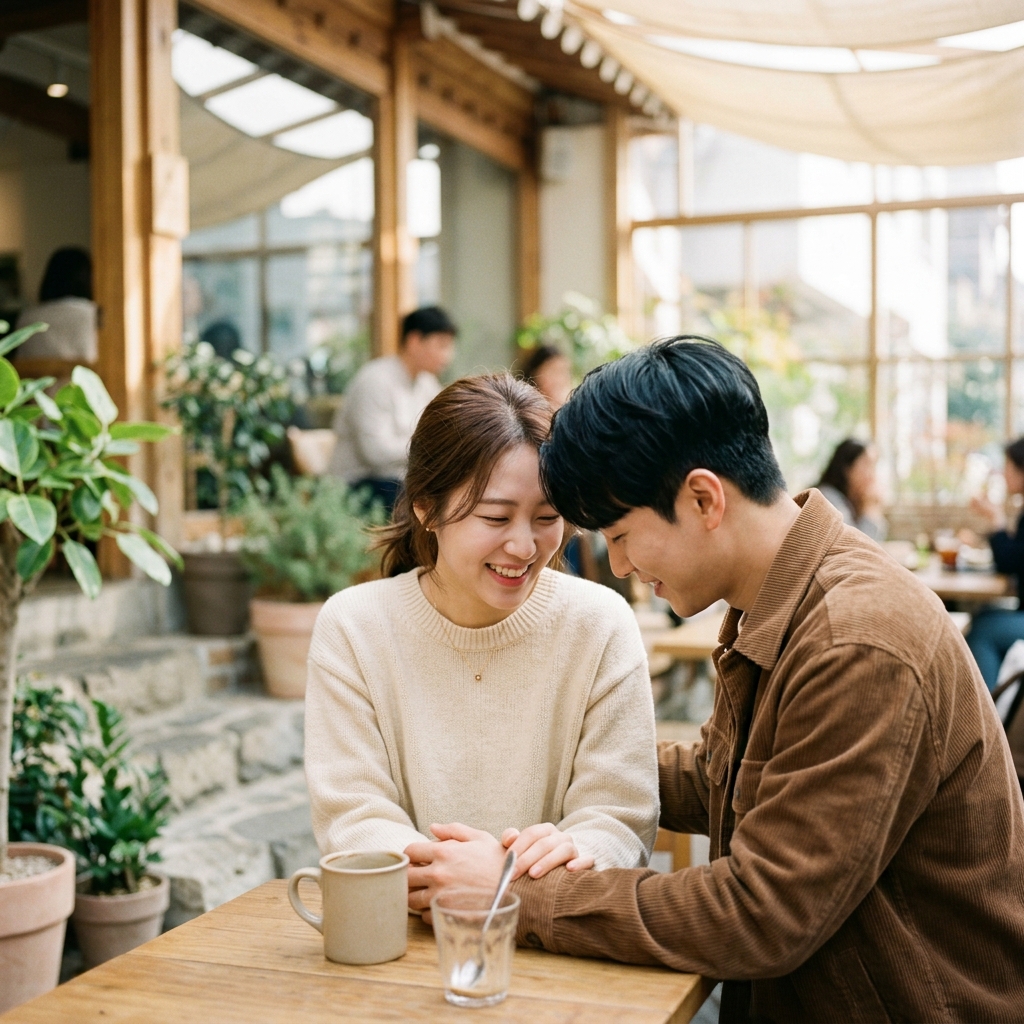 야외 스냅 촬영 예시